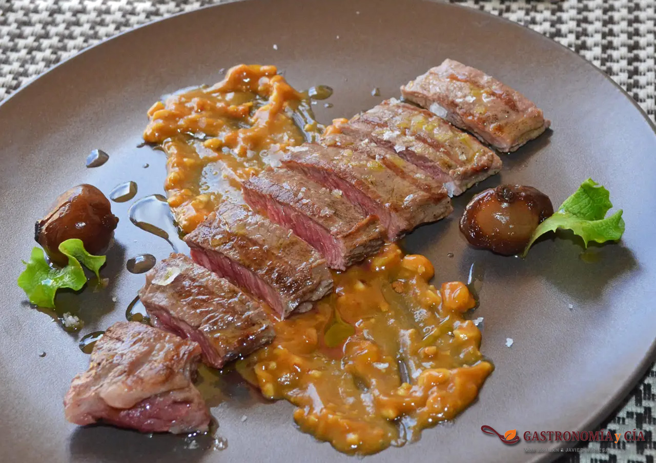 Receta de carne de cerdo y cacahuetes
