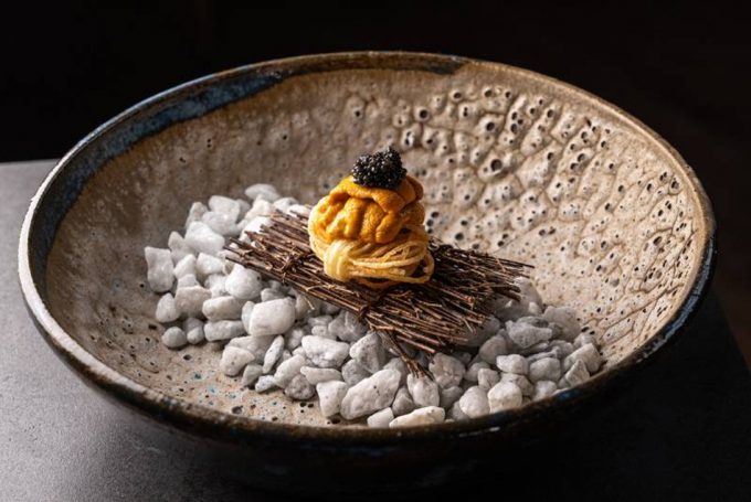 Plato del Restaurante Fukasawa