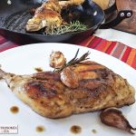 Pollo al vino blanco y romero