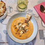 Crema de calabaza con leche de coco