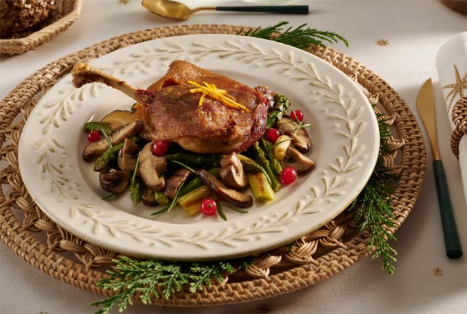 Platos preparados para las fiestas navideñas