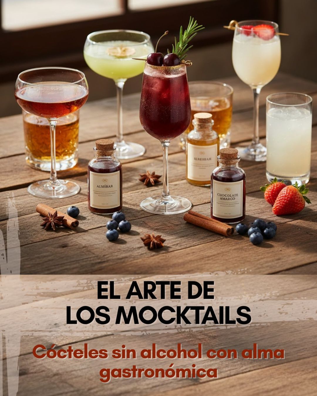 Cócteles sin alcohol