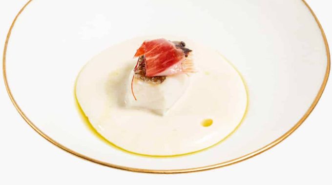 Bacalao al pil pil ibérico