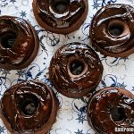 Bizcochitos de donut de chocolate y avellana