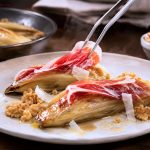 Endibias con jamón ibérico