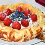 Tarta de tres quesos