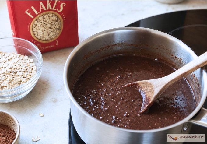 Chocolate y avena