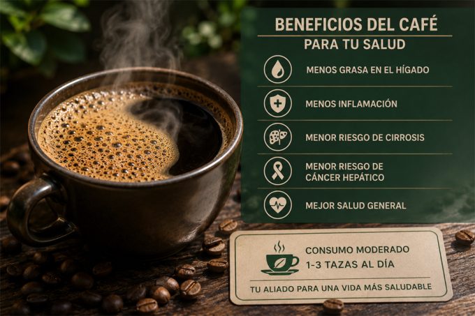 Investigación sobre los beneficios del café para la salud del hígado