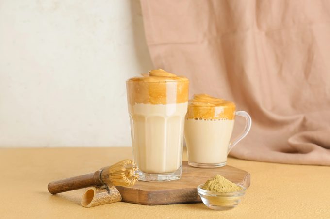 K-Cafe hojicha latte