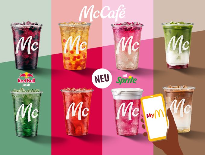 Gama de bebidas McCafé Energizer con Red Bull