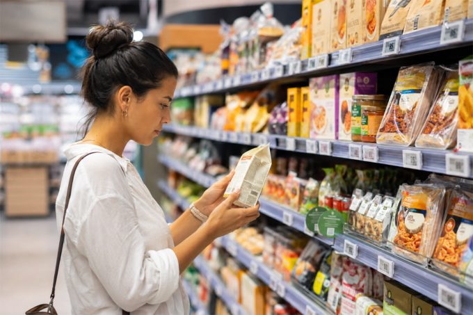 Etiqueta para alimentos no ultraprocesados