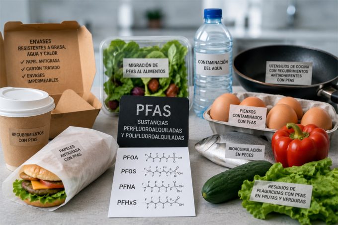 Evitar que los PFAS (sustancias perfluoroalquiladas y polifluoroalquiladas) en los alimentos