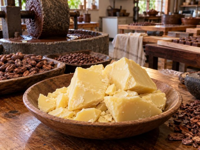 Manteca de cacao tradicional y obtenida por levaduras