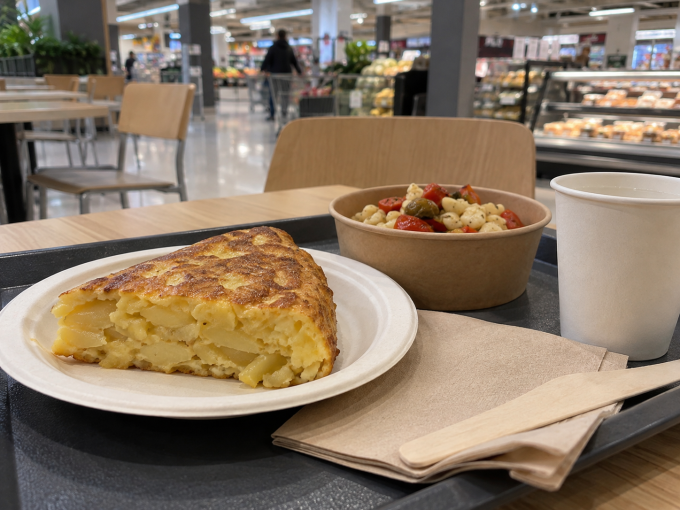 Comer en el supermercado