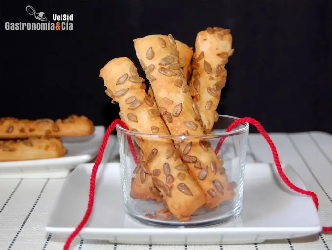 Palitos de pan con pipas