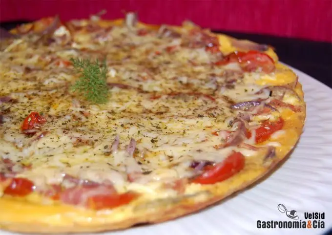 Frittata de tomates al tomillo y requesón