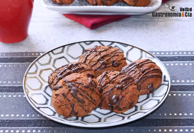 Galletas de avellana con chocolate