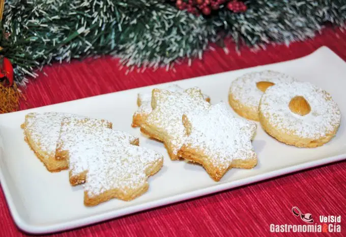 Galletas de almendra de Navidad