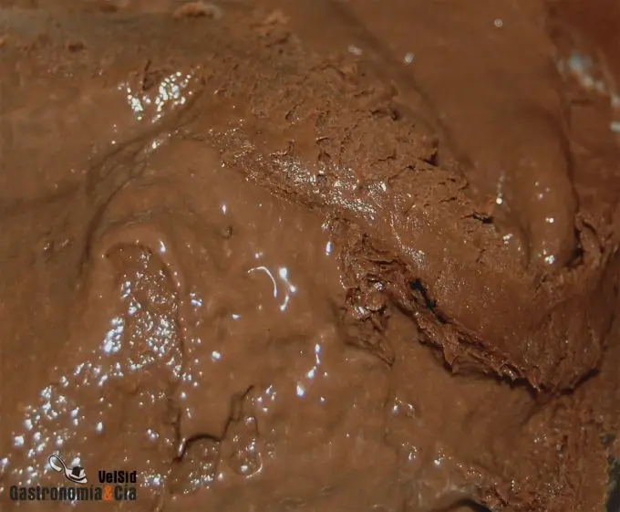 Helado de chocolate