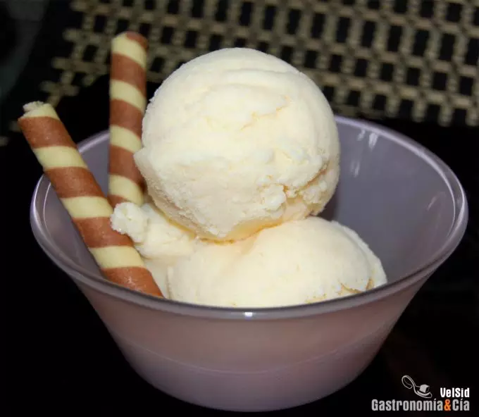 Helado de queso fresco