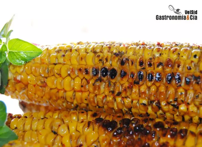 Mazorcas de maíz con sambal