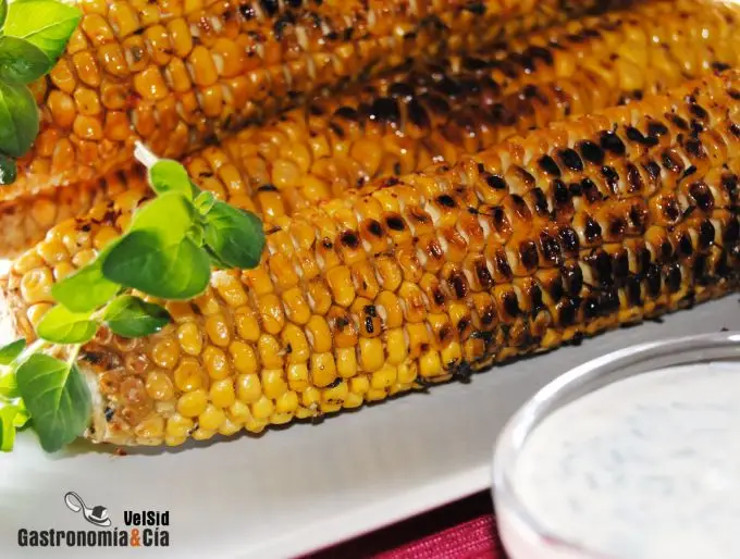 Mazorcas de maíz con sambal