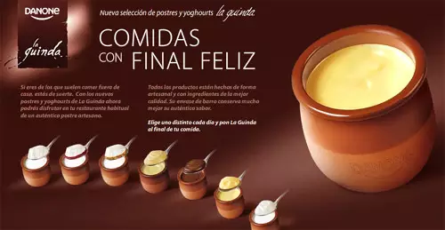 La Guinda, postres Danone