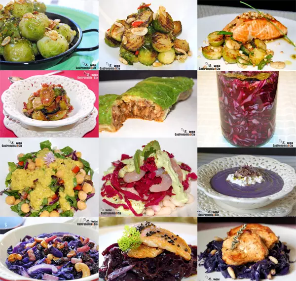 Col lombarda, coles de Bruselas, col verde...