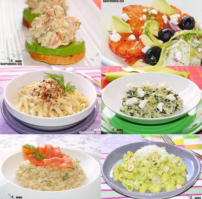 Recetas con eneldo fresco