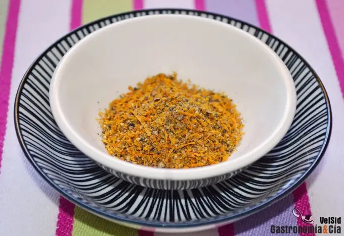 PImienta negra con piel de naranja